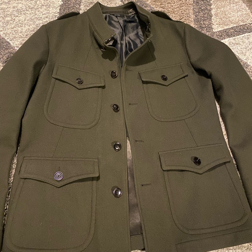 Tom Ford dark green coat